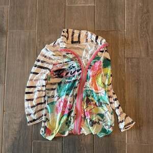 Betty Barclay Colorful Cardigan Pink Fruit Print